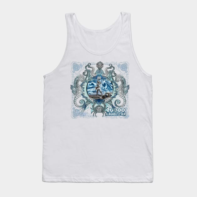 20,000 Leagues Under the Sea Retro Steampunk Tank Top by Joaddo